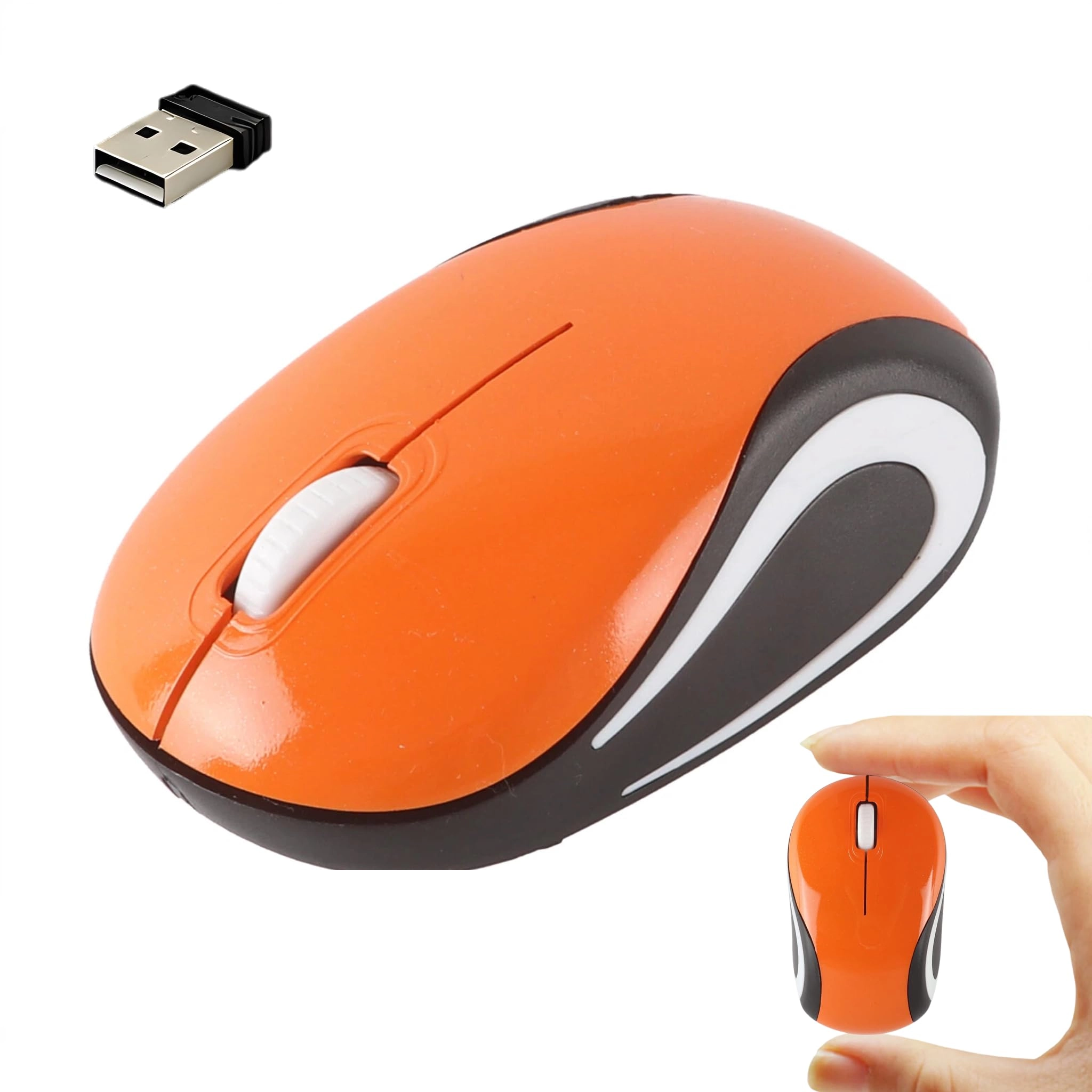 Justdfine Cute Silent Slim Cartoon Optical Mouse - USB