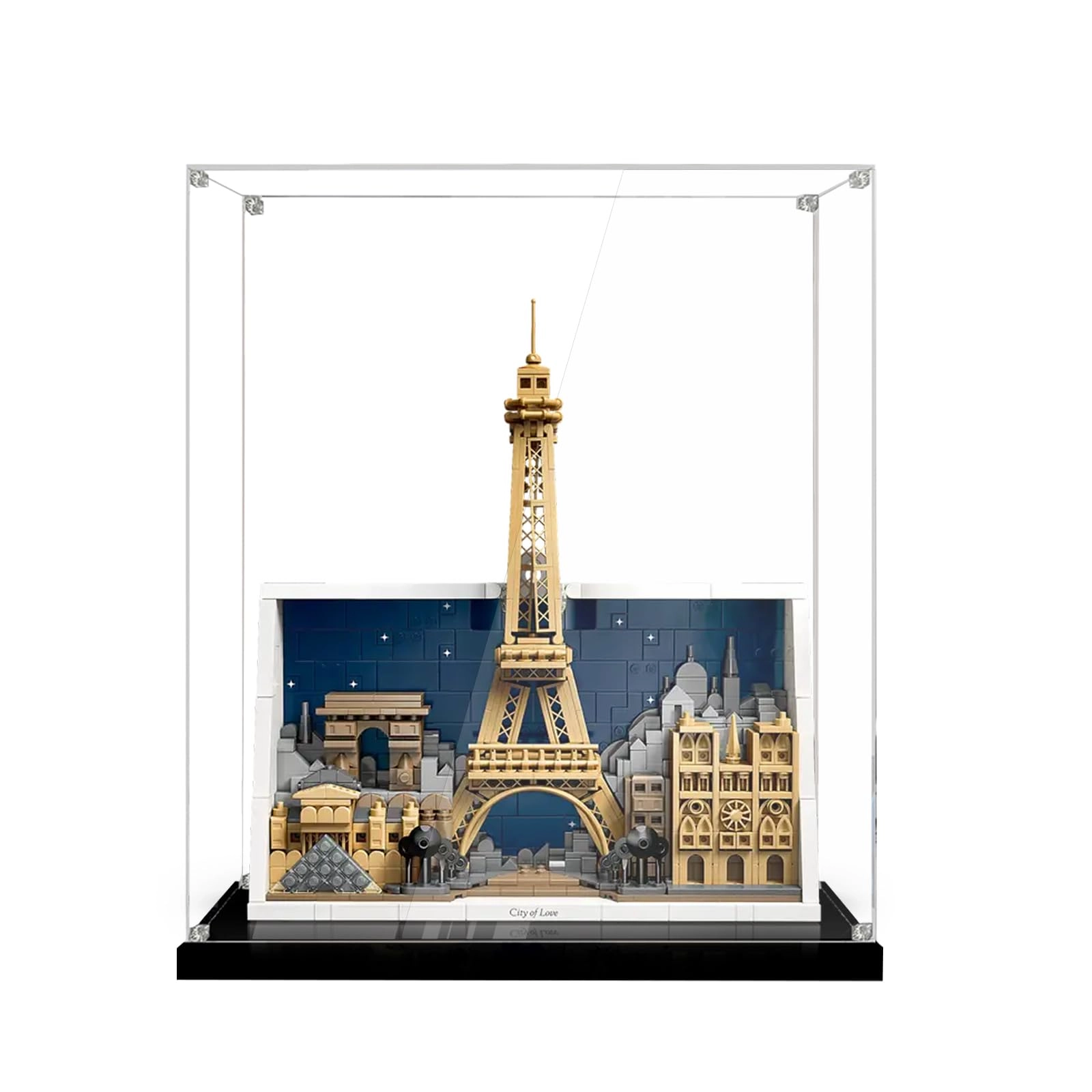 bodamaike Display Case - Compatible with Lego 21064 32 x 10 x 15 cm Transparent