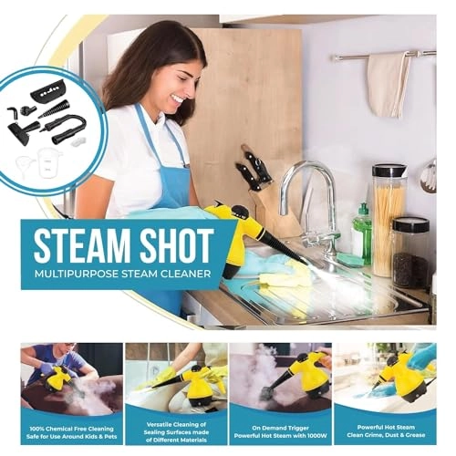 Portable Steam Cleaner - 9 in 1 1000 watts