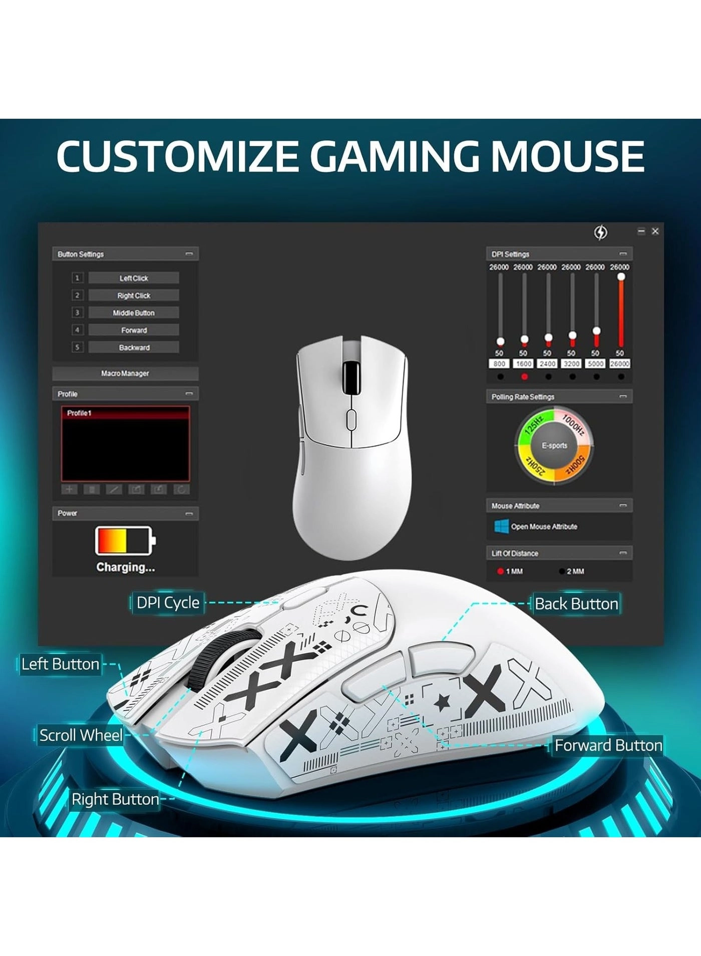 R1 Superlight Mouse - Wireless