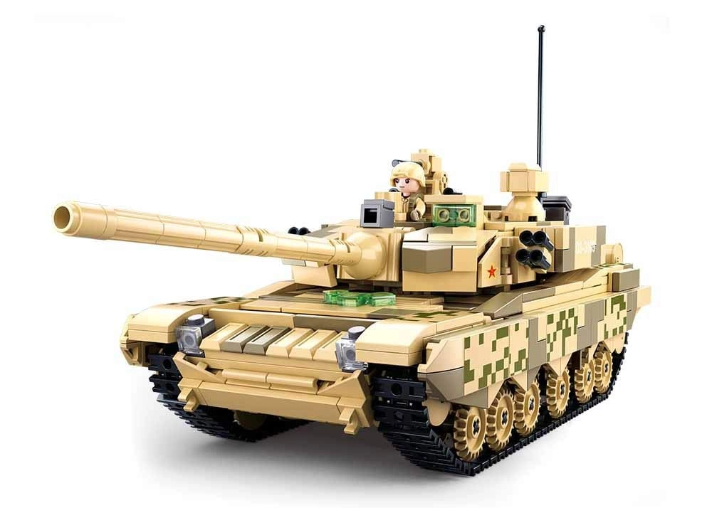 Sluban Model Bricks-99A Main Battle Tank - 893pcs