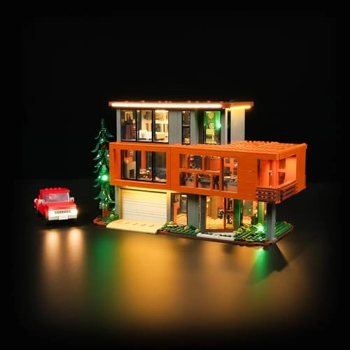 Light Kit for Lego Twilight: The Cullen House - Compatible with Lego Ideas 21354 Battery Powered