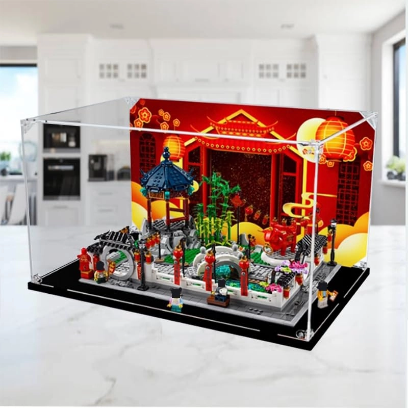 Clear Acrylic Display Case - Lego