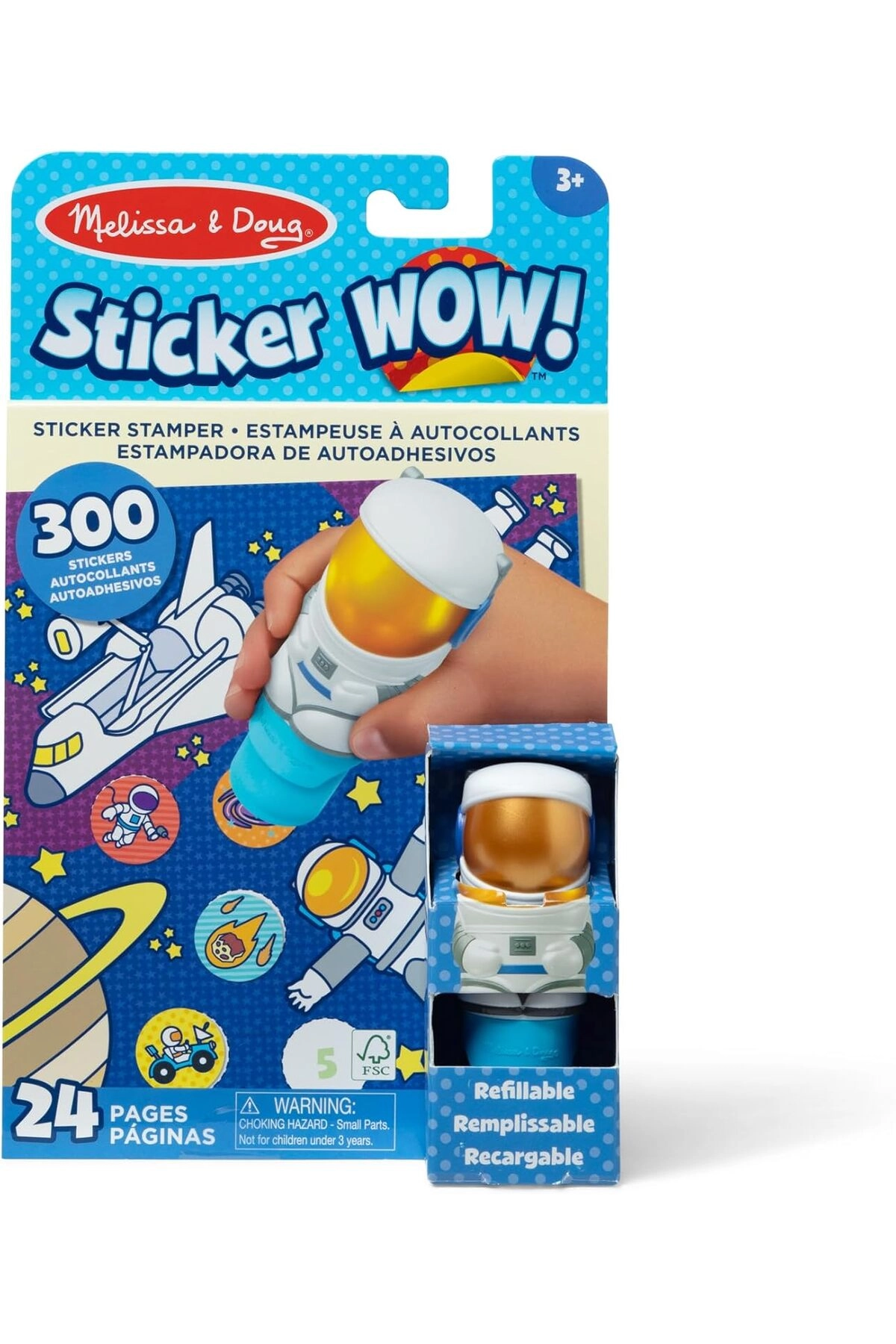 COLOR LAND CHILDRENS TOYS CENTER LLC Astronaut Activity Sticker Book 1 pcs