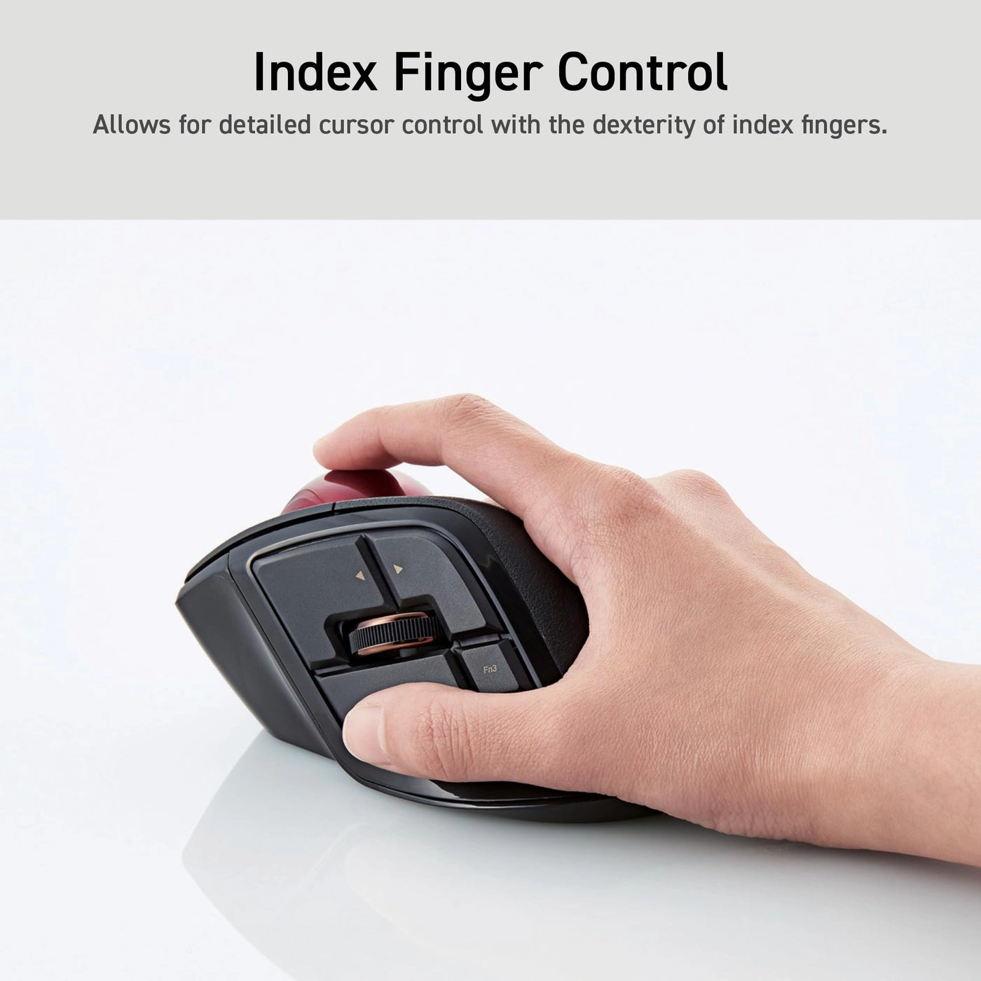 DEFT PRO Trackball Mouse - Bluetooth, Wired, Wireless