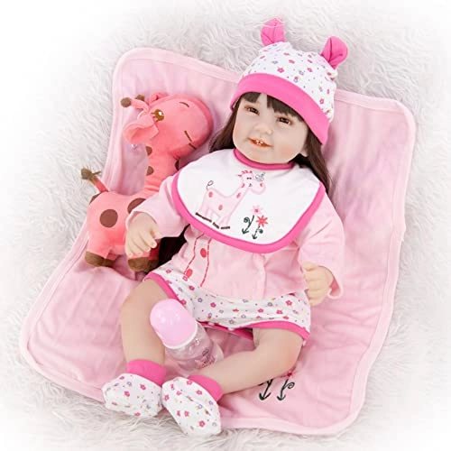 Reborn Baby Doll - 55cm 22" Vinyl Cotton Body
