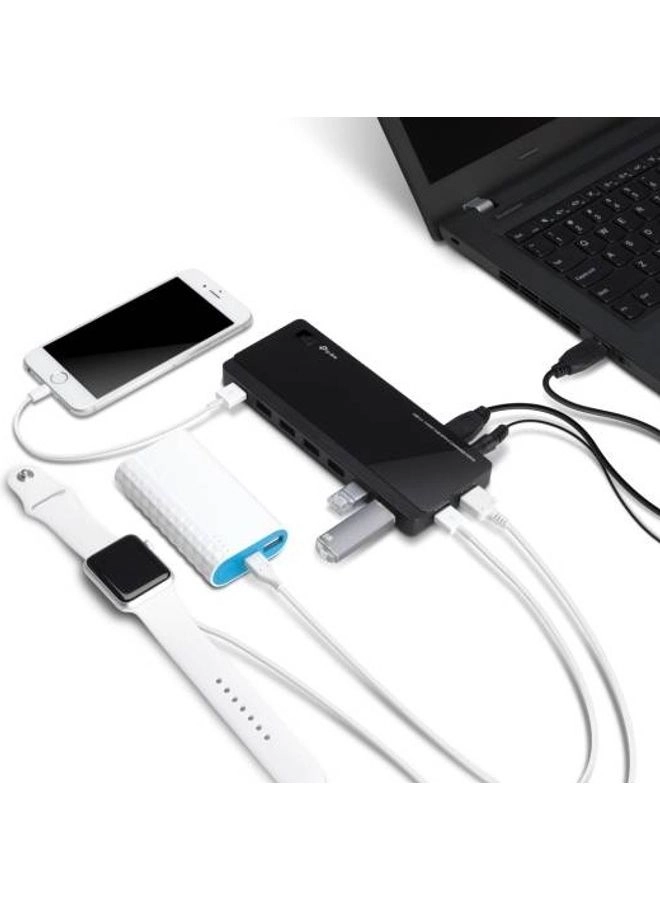 7-Port USB 3.0 Hub - 2 Charging Ports