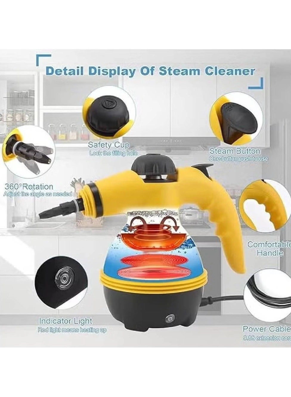 High Pressure Steam Cleaner Bundle