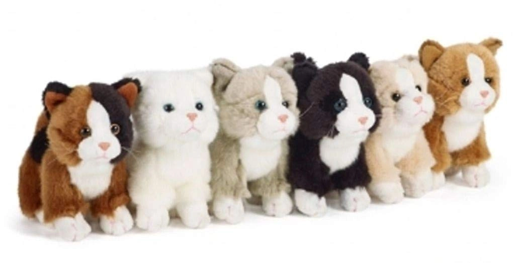 Keycraft Cat Katzen-Plüschtier 16 cm Plush - 6 Designs