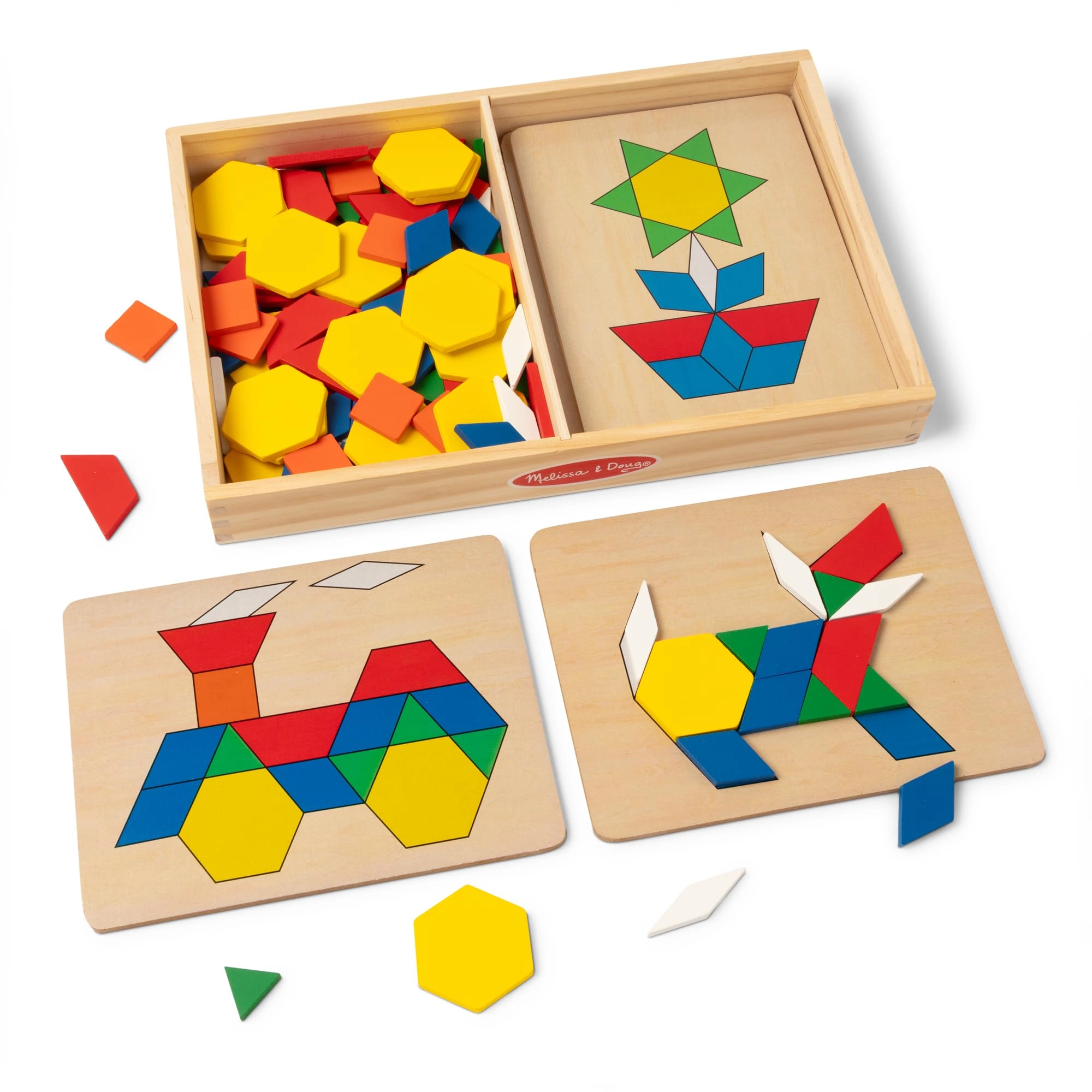 Melissa & Doug Pattern Blocks and Boards - 36 months - 6 years 125 piece(s)