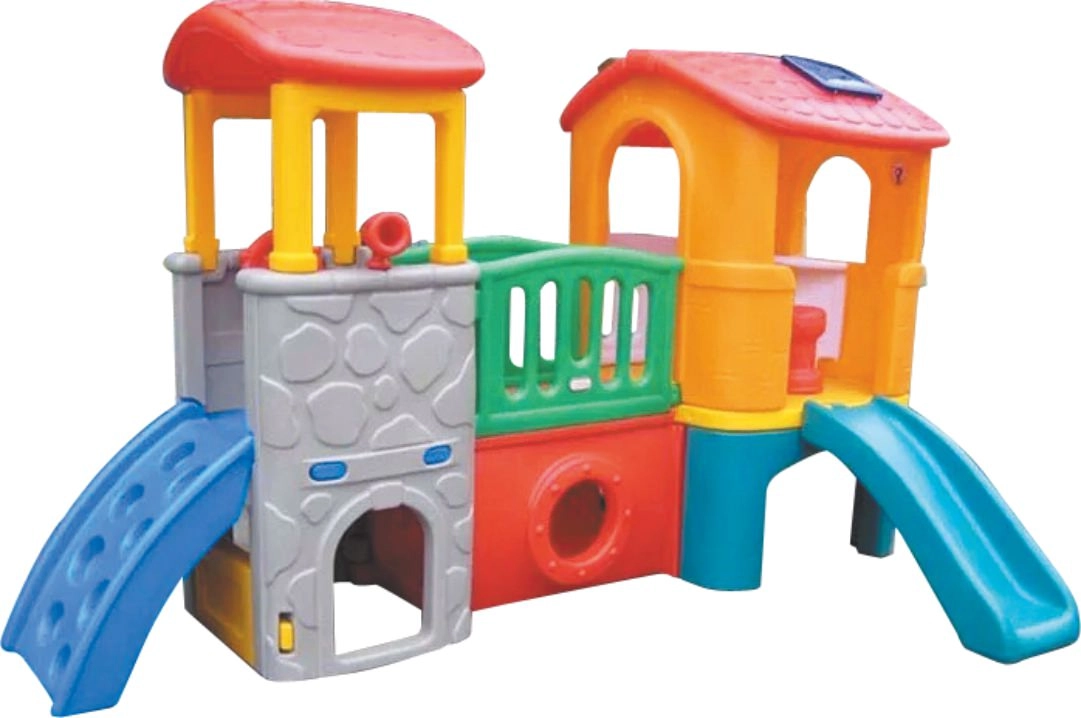 Rainbow Toys RW-16309 - Kids Colourful Outdoor Playground Slides 342×185×175cm