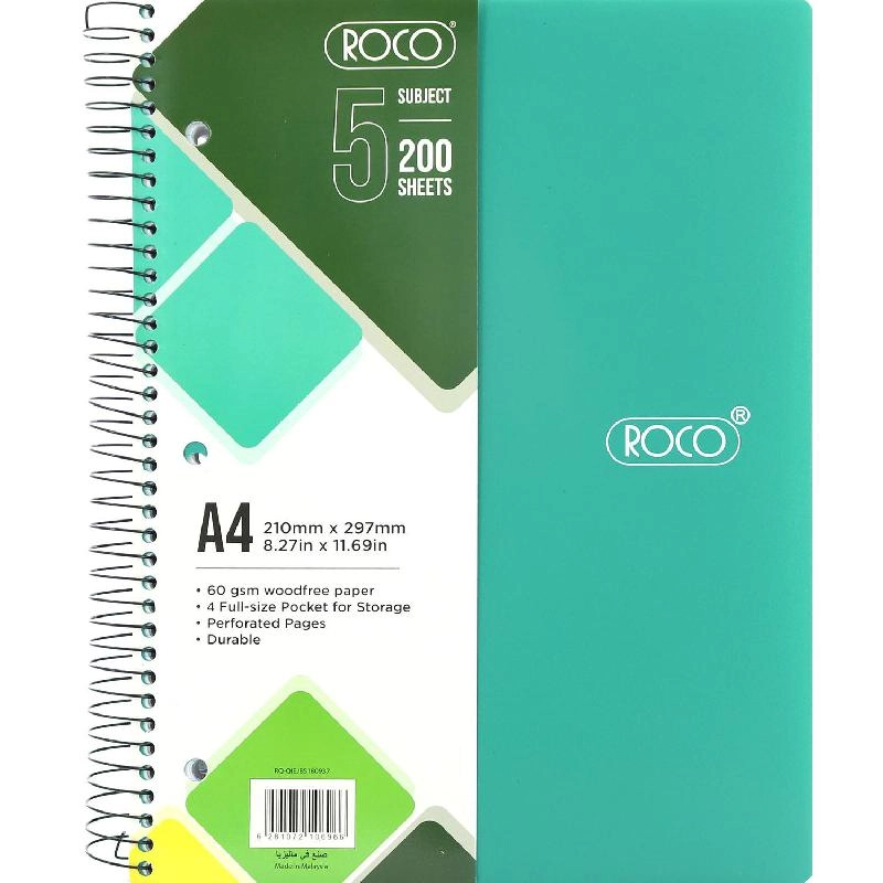 Neon A5 Spiral - Lined 100 Sheets