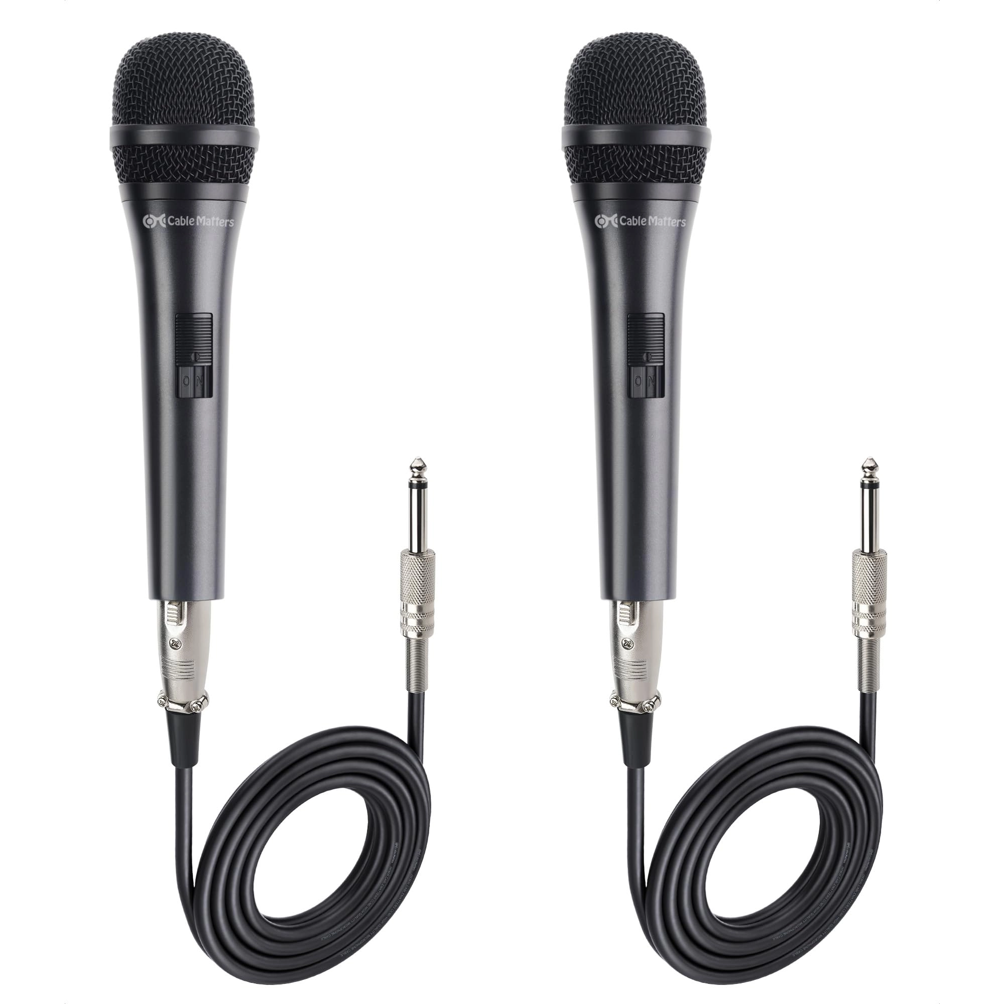 Cable Matters 500301x2 Wired Microphone 2-Pack