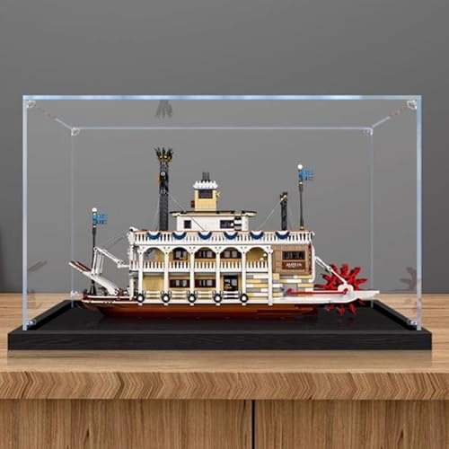 Display Case for LEGO 21356 Canal Steamers - Acrylic 3mm Transparent