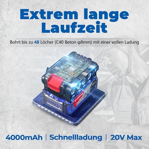 18V Cordless Hammer Drill - Battery Powered