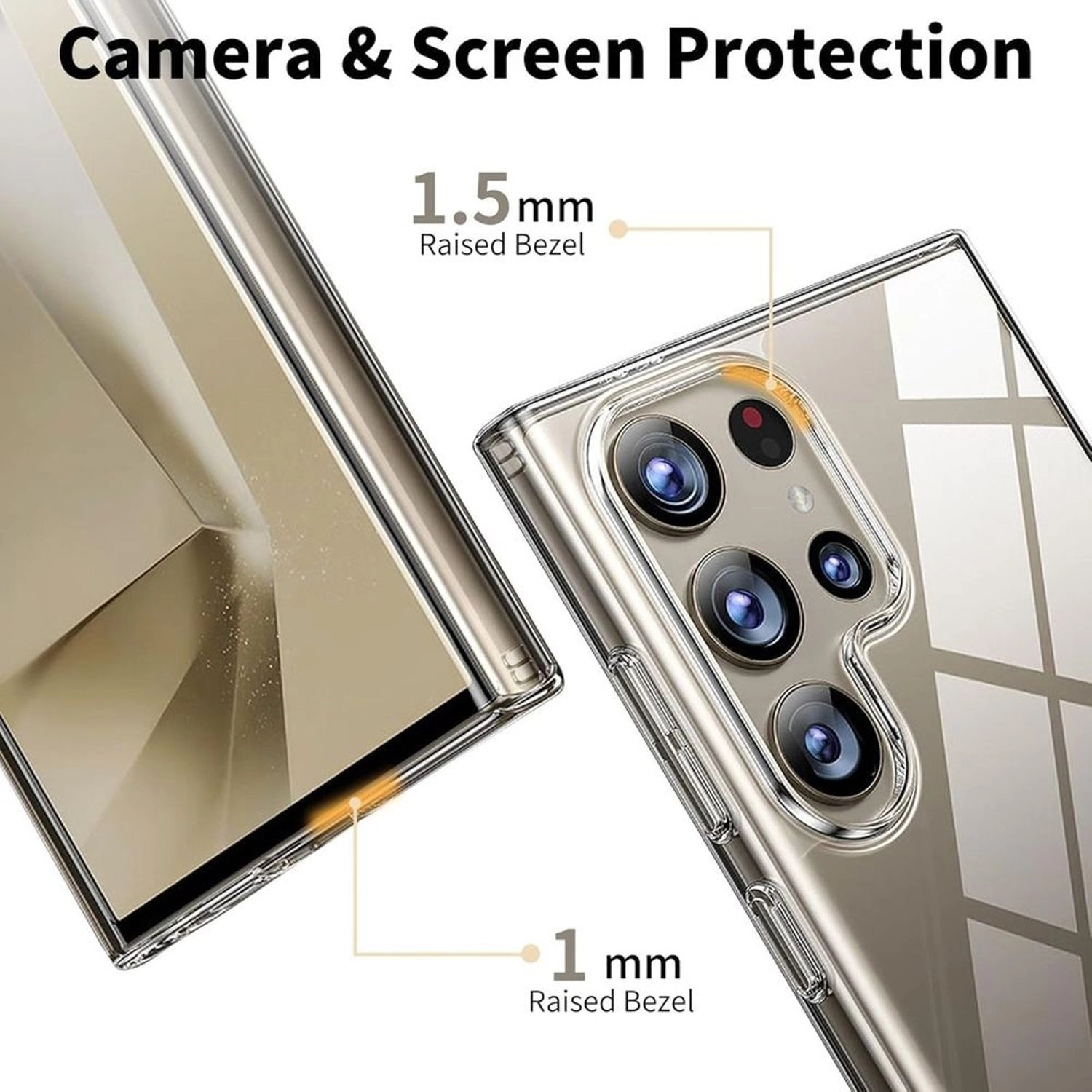 Silicon Magnetic Case for Samsung Galaxy S24 Ultra - Silicon Case Screen Protector