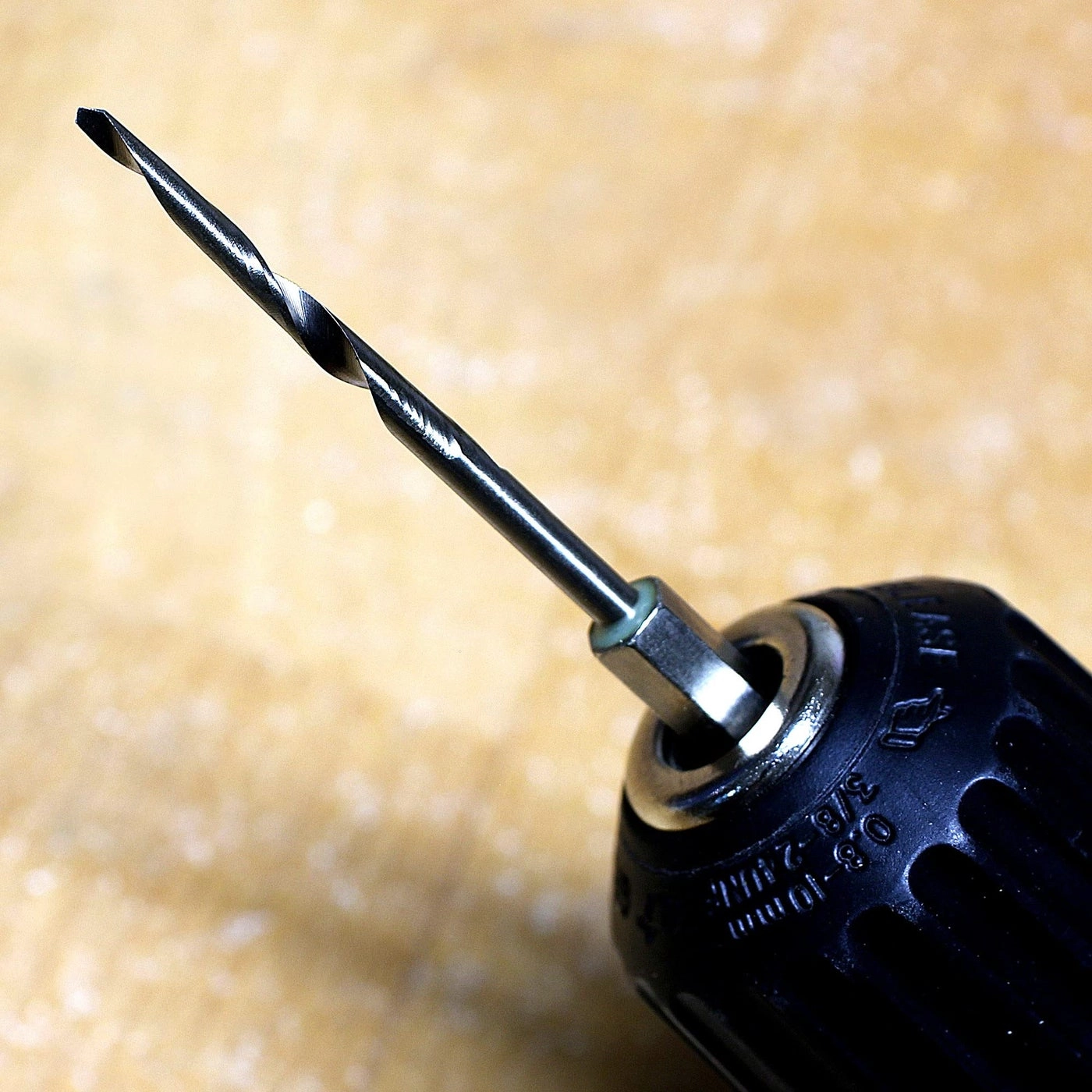 Taper Drill Bit - Carbon Steel (Titanium Finished) 15/64 Inch (6Mm)