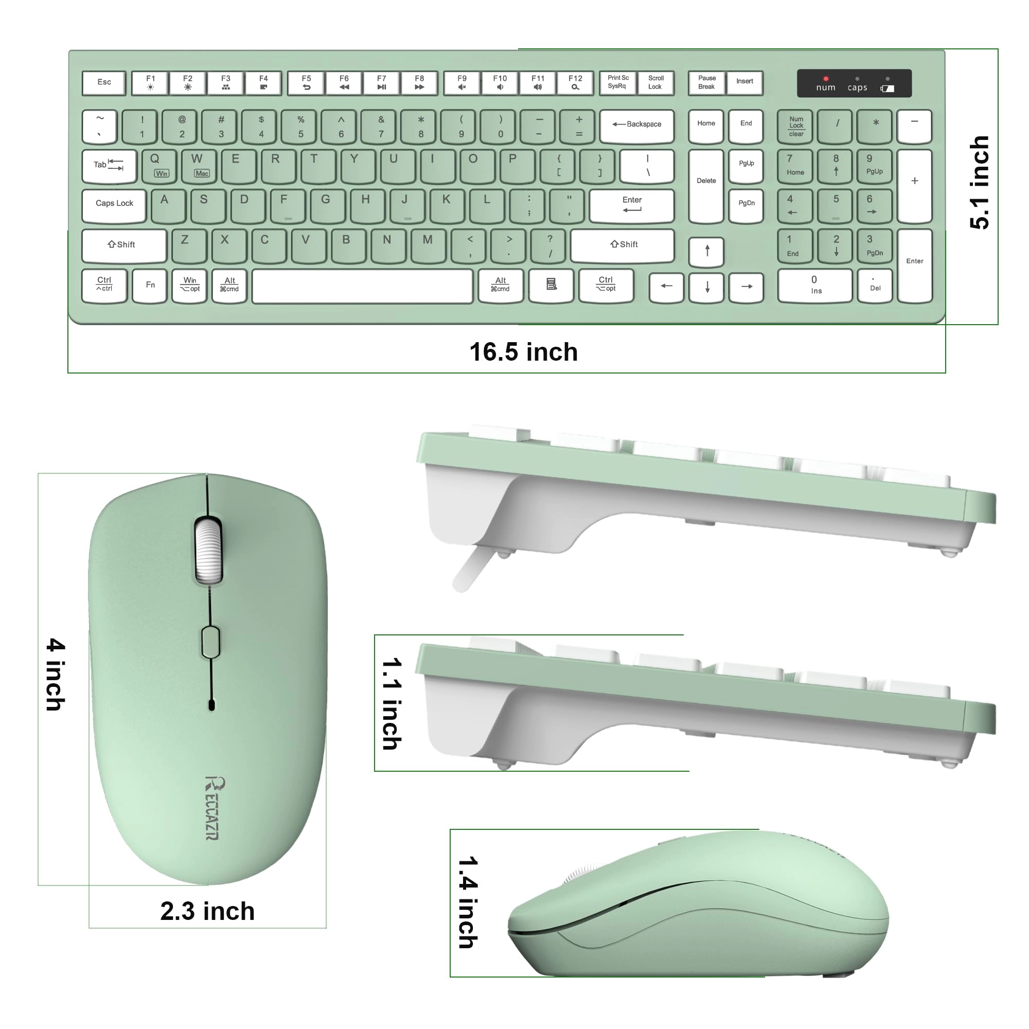 Ergonomic Wireless Keyboard - Wired