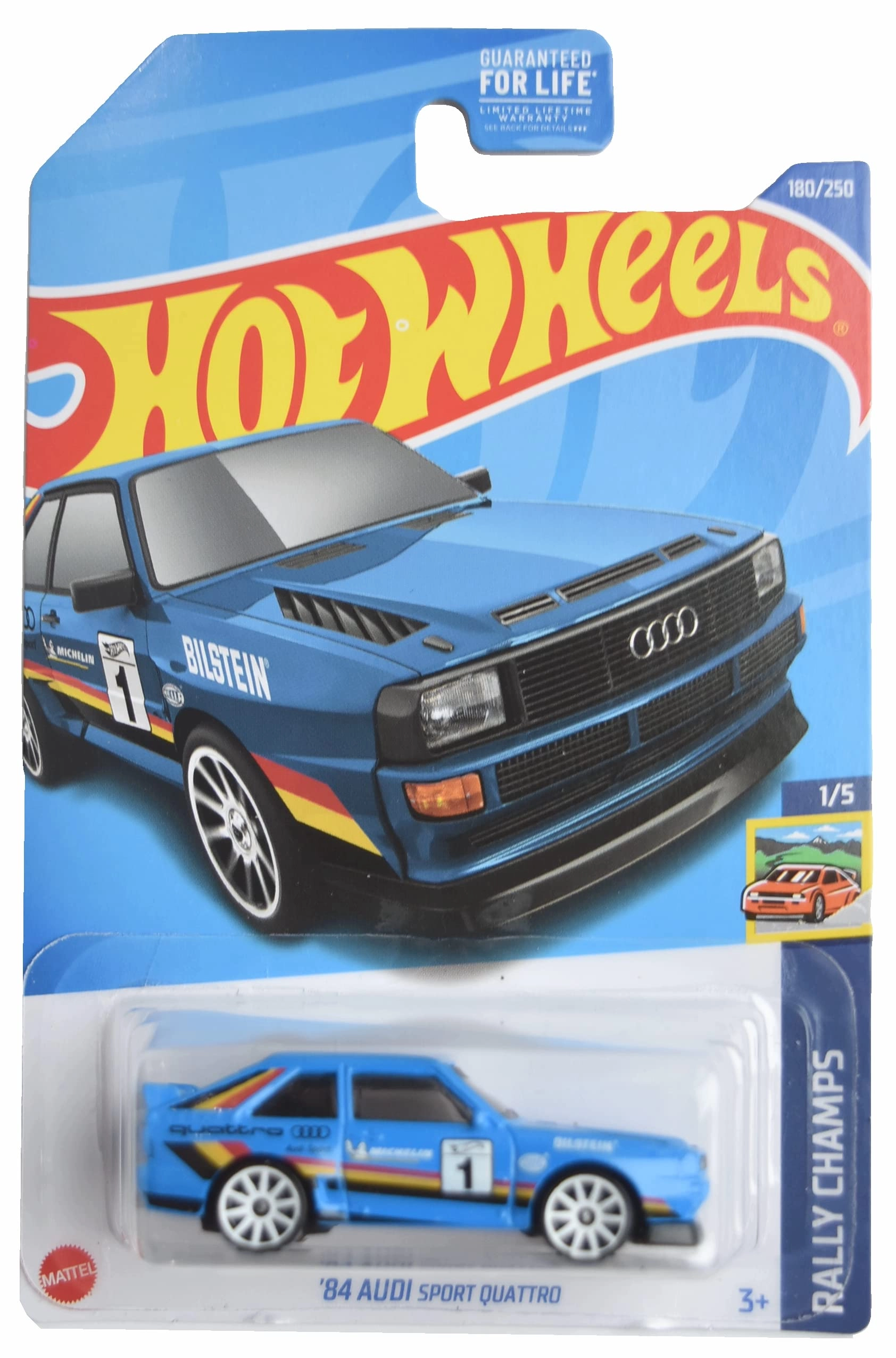 Hot Wheels '84 Audi Sport Quattro - 43/250 White