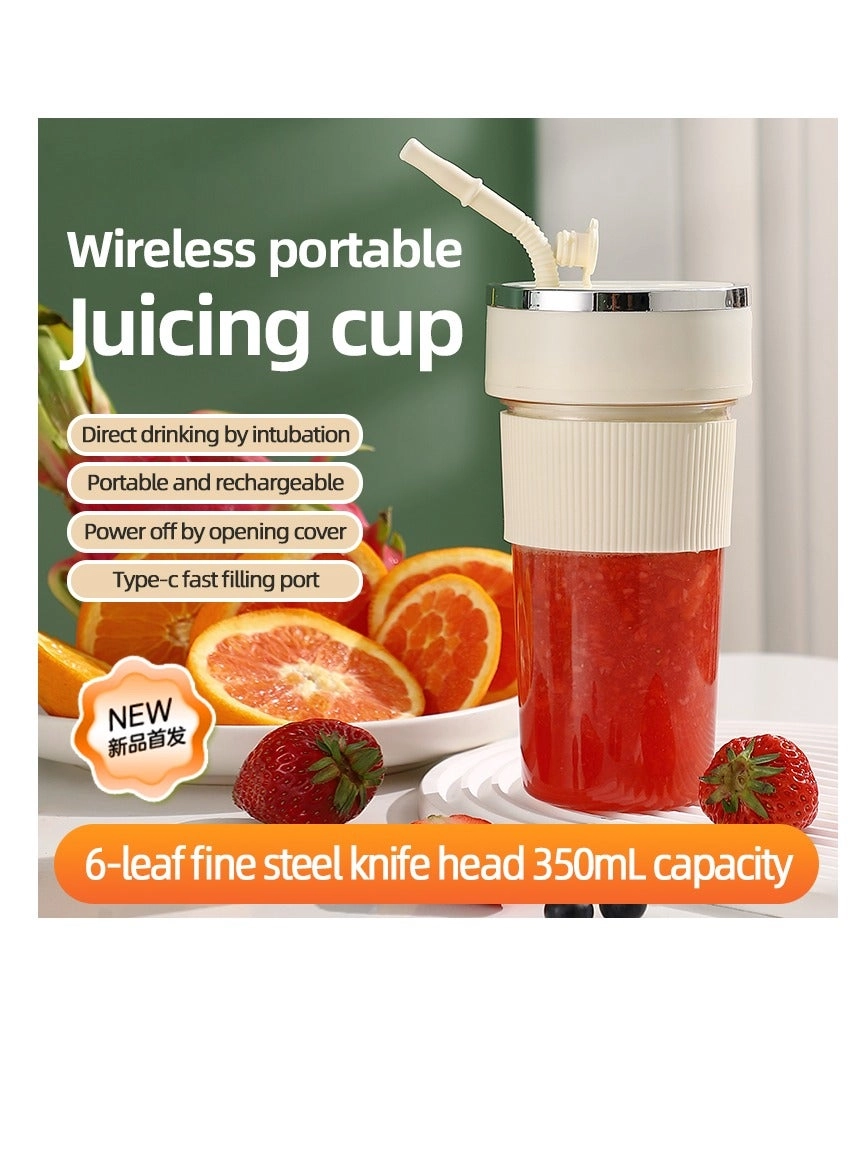 K1 - Portable Blender USB Rechargeable Silicone Straw