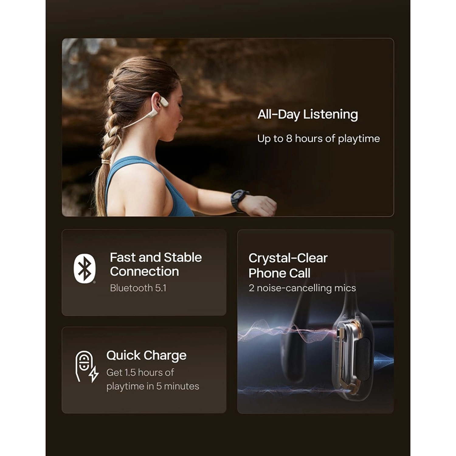 OpenRun Pro Mini Wireless Headphones