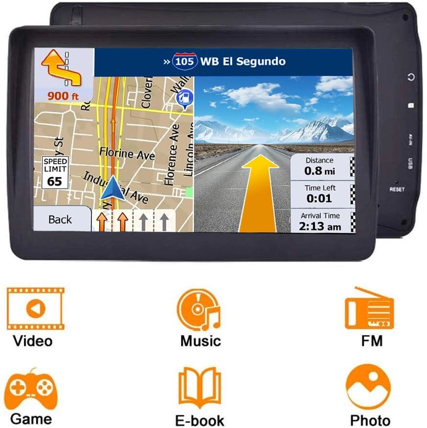 Gps Navigator 2025 for Trucks & RVs - 7 inch