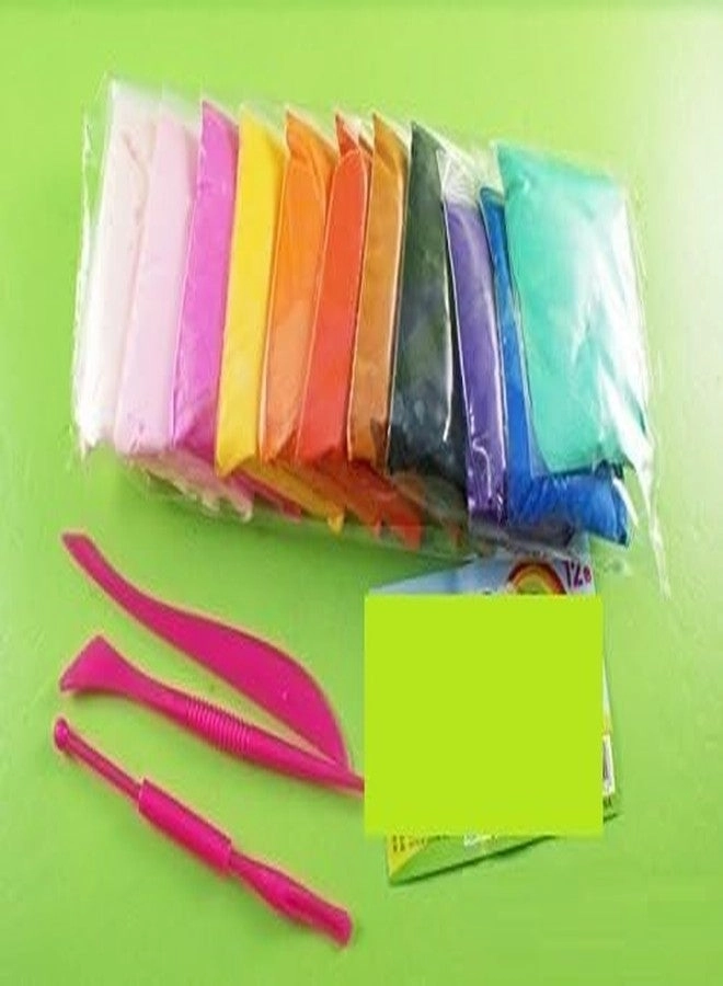 Air Dry Clay - Non-Toxic Soft 12pcs.