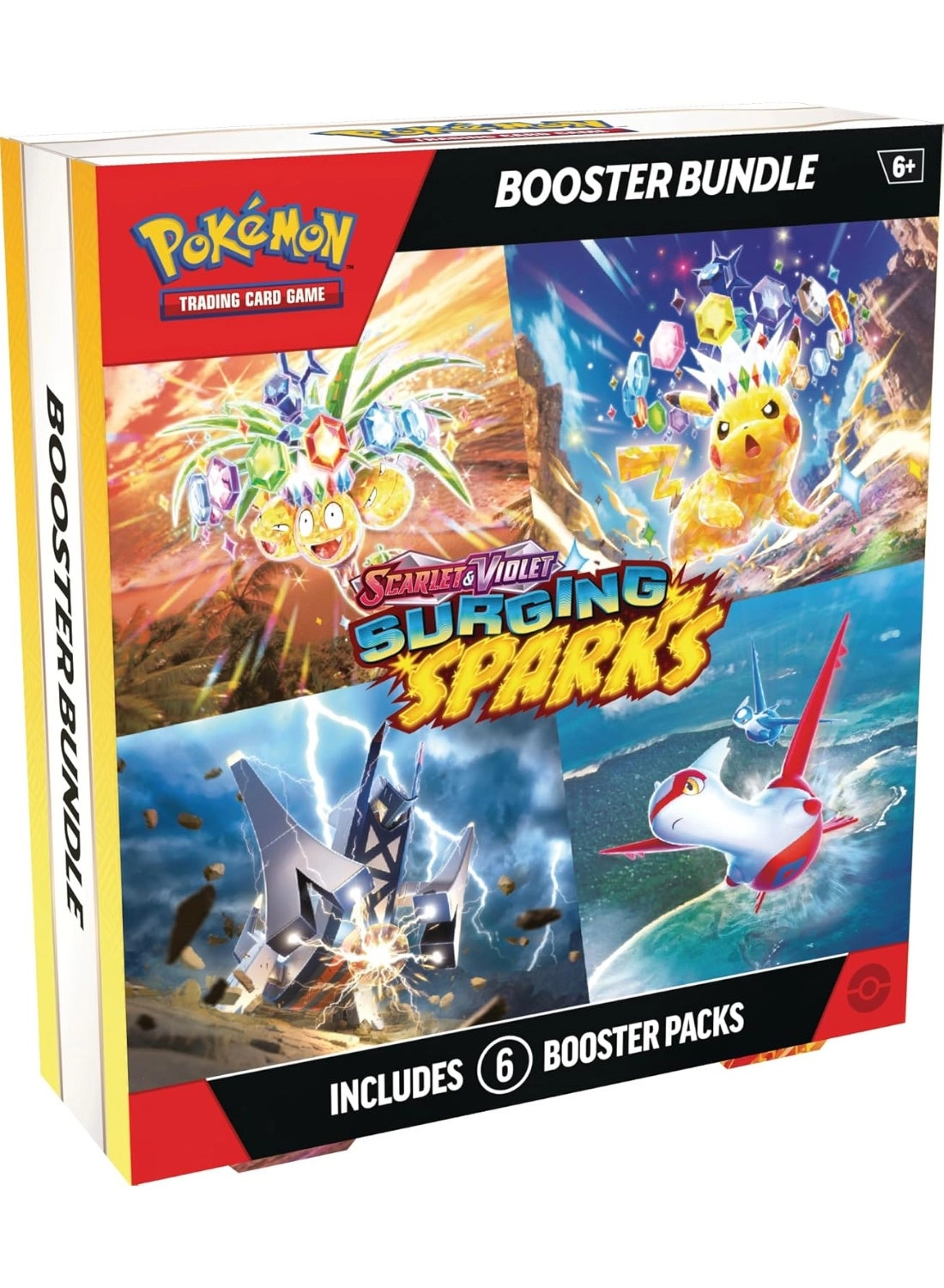 Pokémon Surging Sparks Booster Pack - English 6pcs Bundle