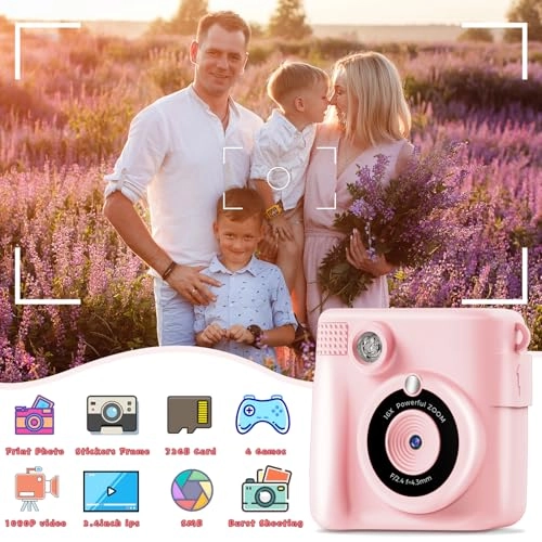 XT-Kids Camera - 1080P Instant Print