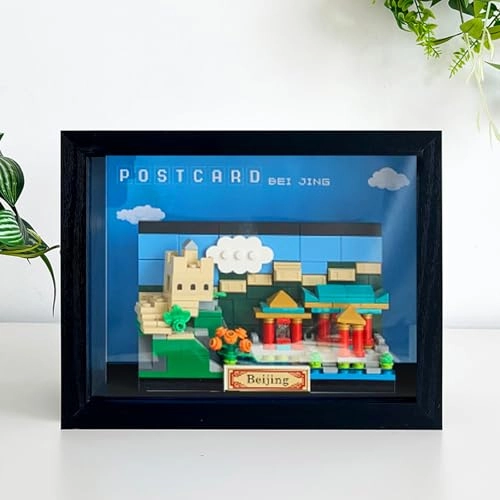 Wall-Mountable Display Board - 22.3 x 7.6 x 17.3 cm Black