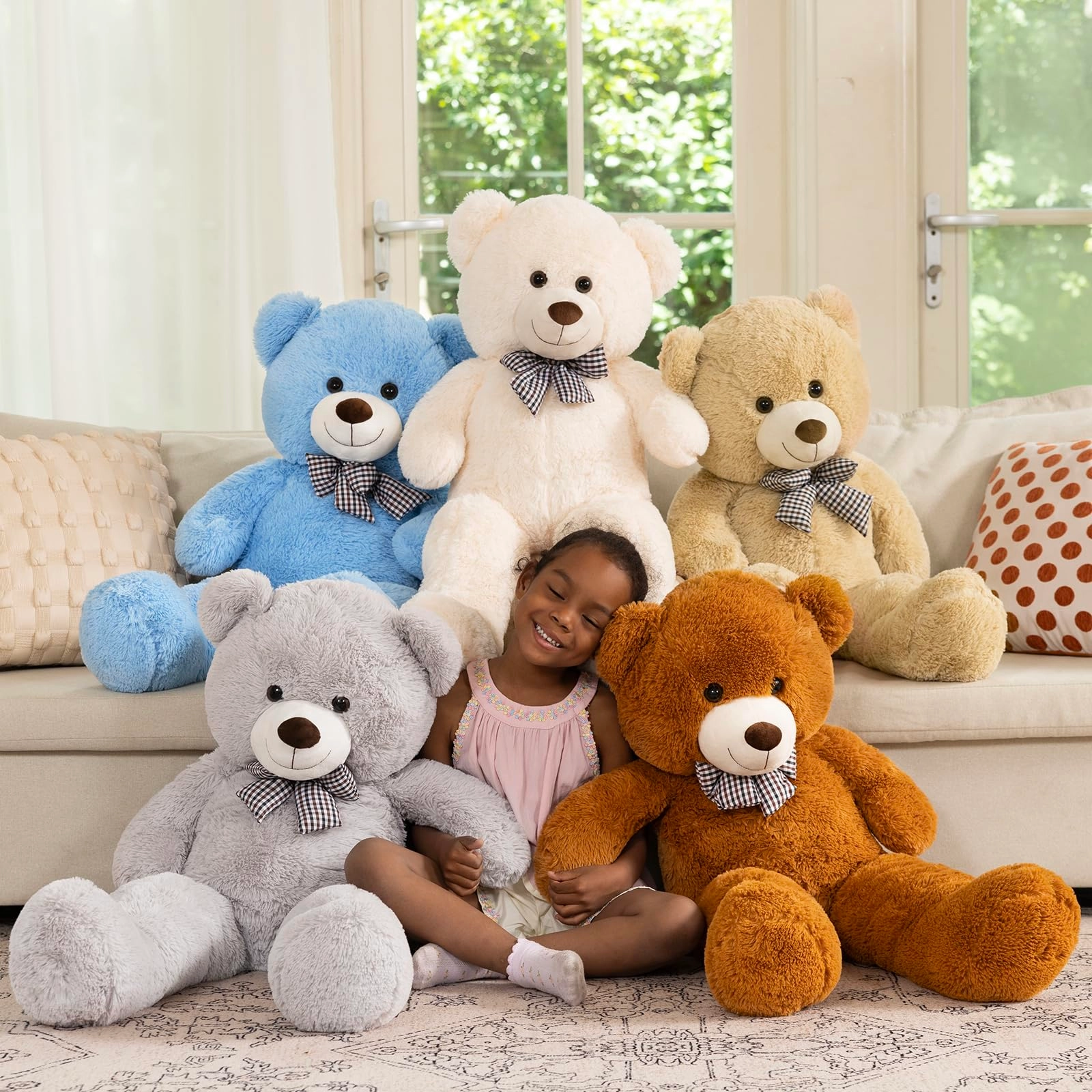 Teddy Bear - 39 inches Gray