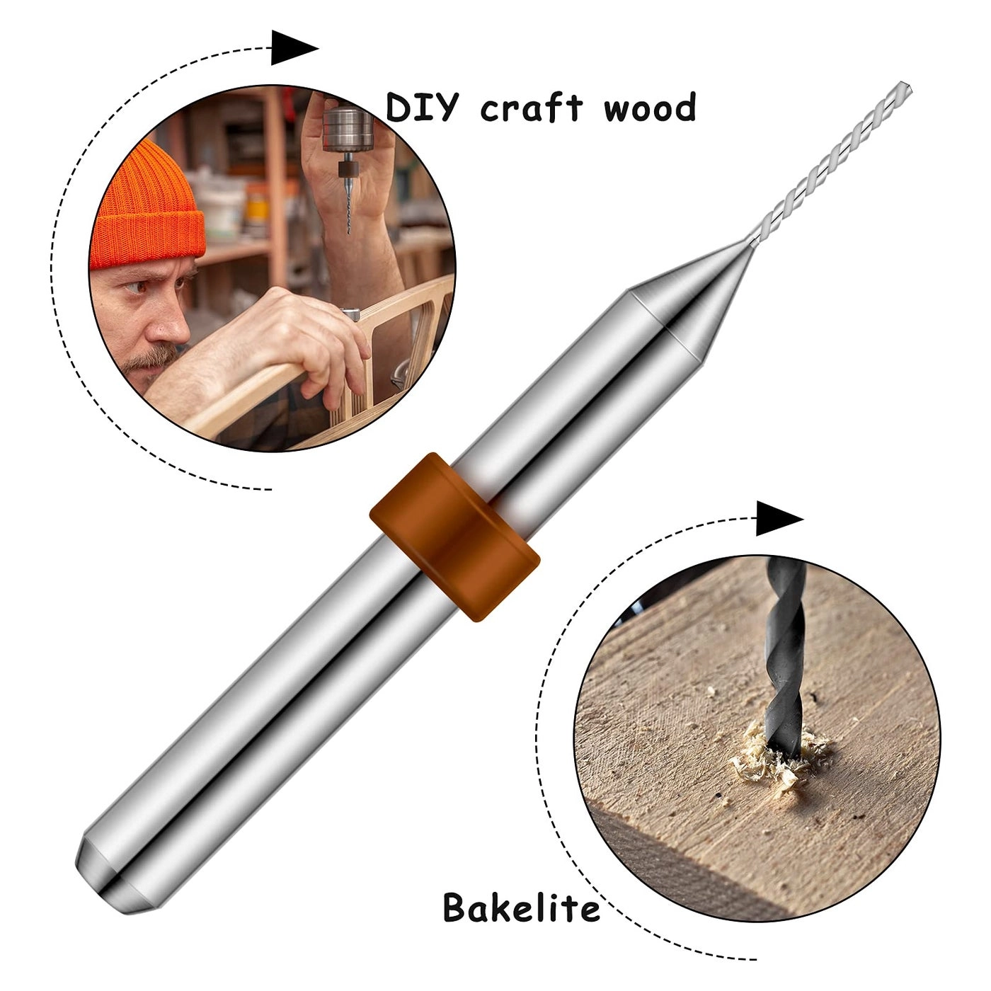 Micro Drill Bits Set - tungsten steel 30 pieces 0.3-1.2 mm