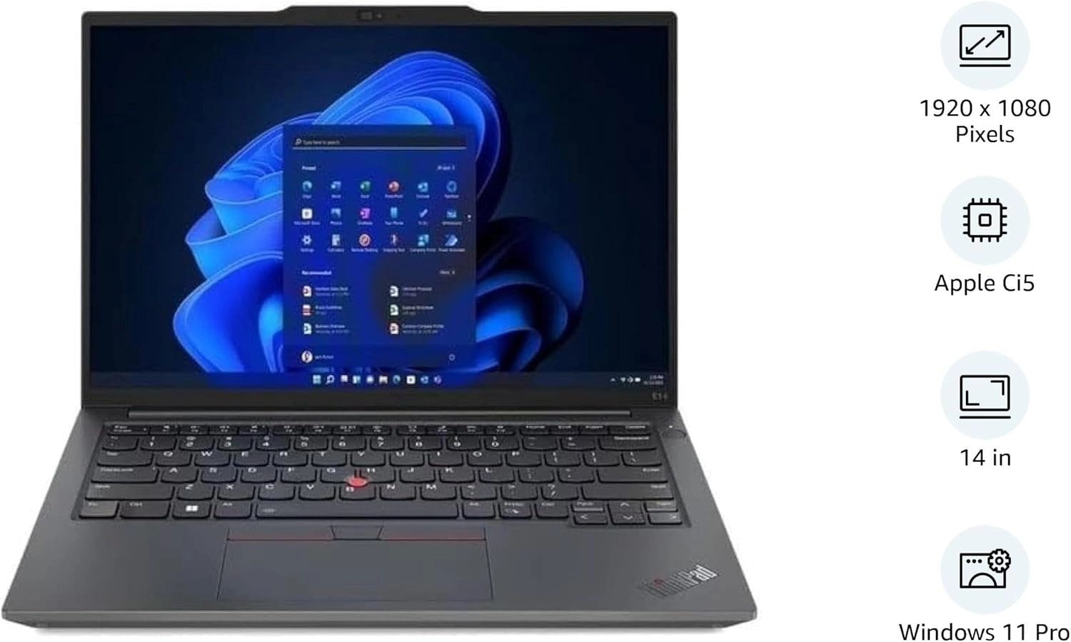 ThinkPad E14 Gen 5 21JK000NGP - 14'' Core i5-1335U 16GB DDR4 1TB SSD
