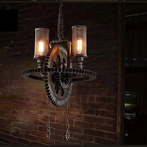 2 Head E27 Loft Retro Industrial Style Chandelier