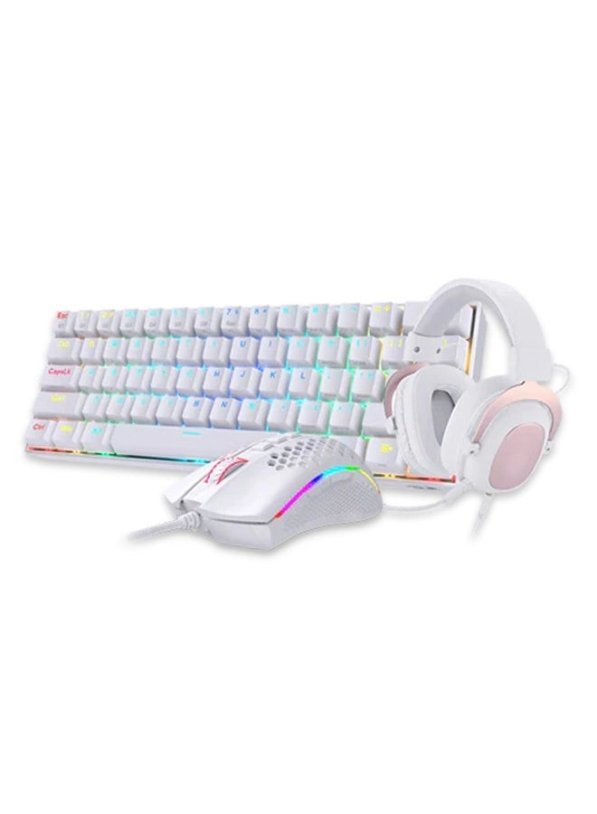 Frost Gaming PC - Intel Core i5-12400F 16 GB + FHD Monitor - 24 in 1080x1920 + Keyboard + Mouse + Mousepad + Headset