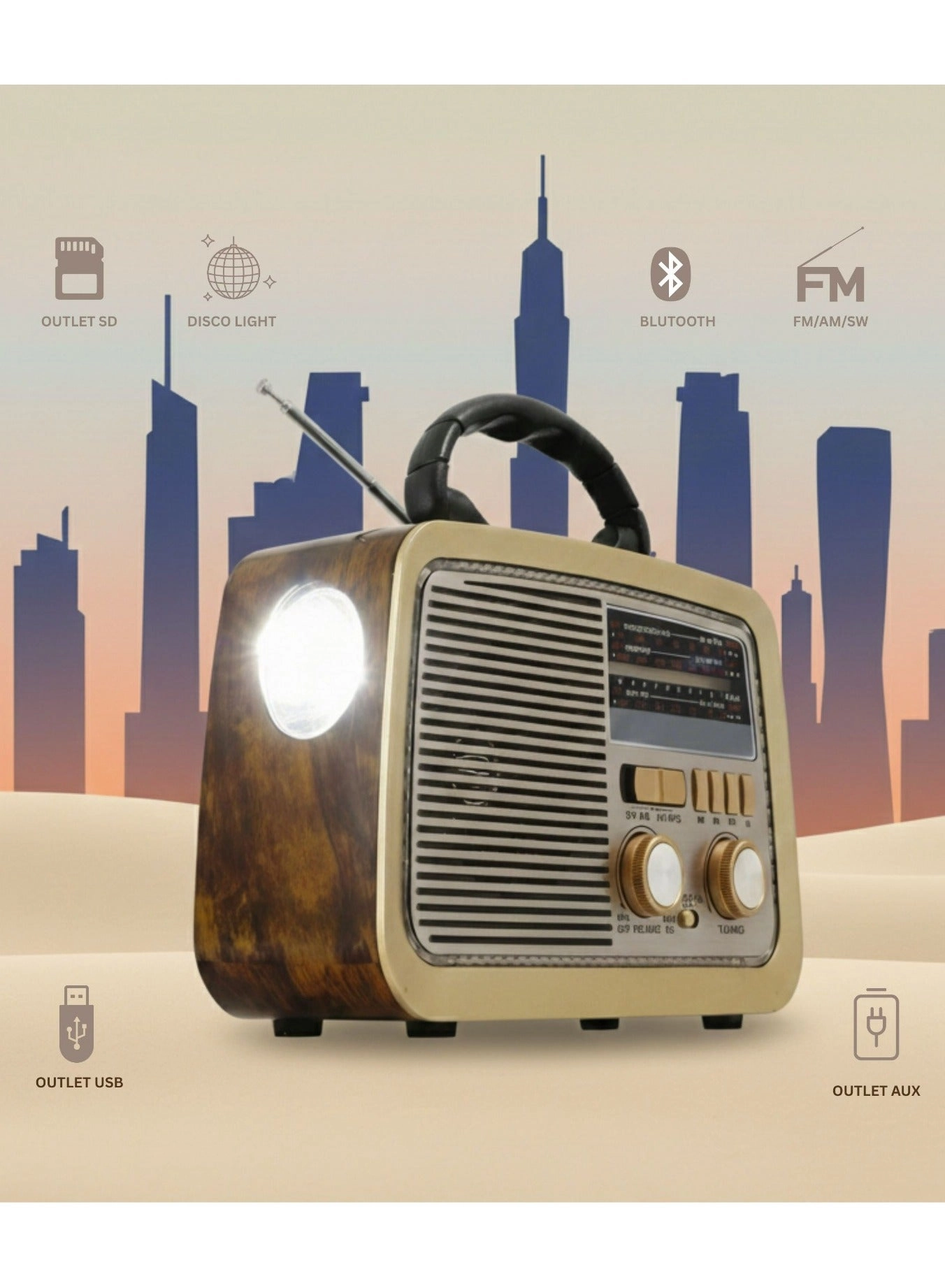 Bluetooth Radio Speaker - FM