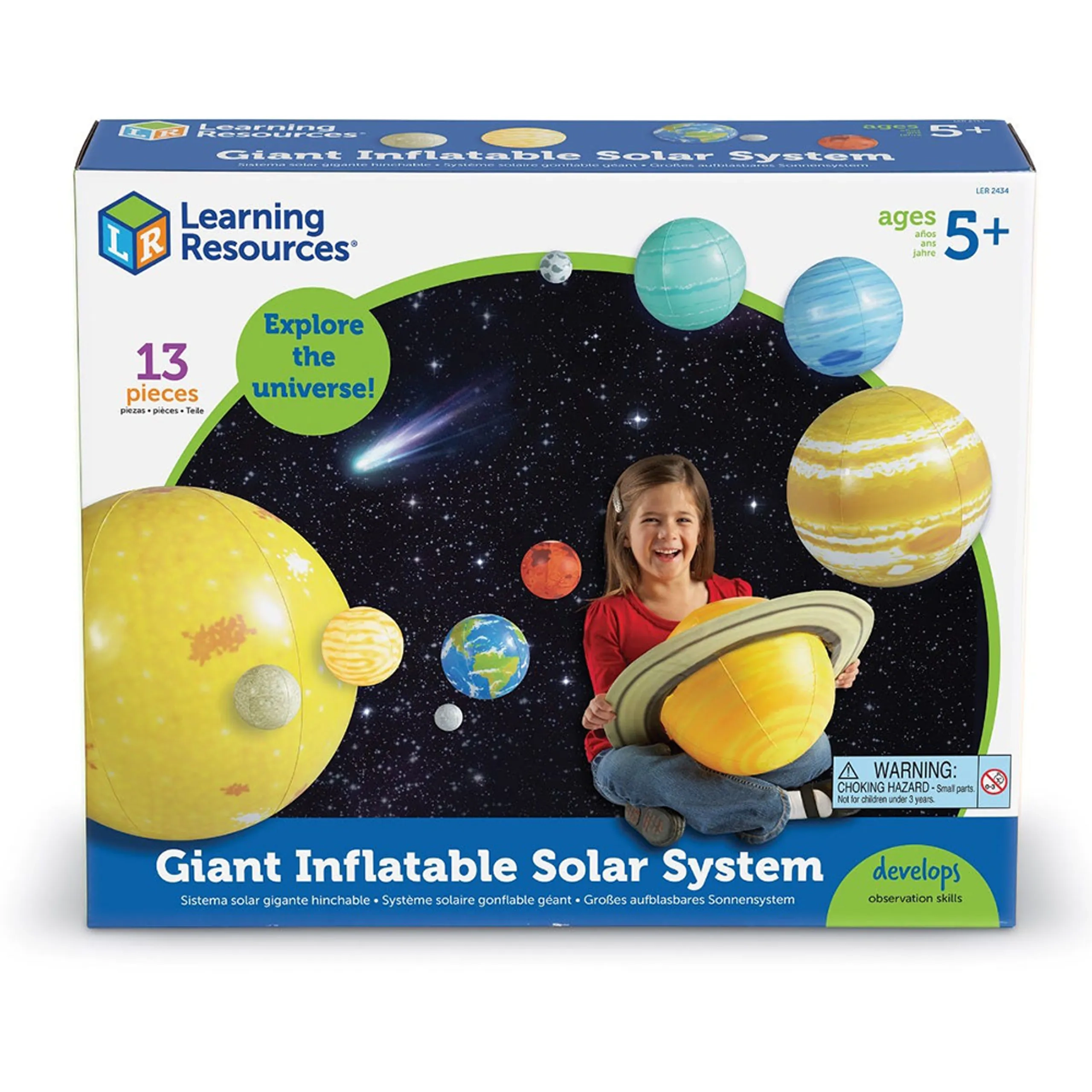 Inflatable Solar System Set - 5 years+ 11 pieces