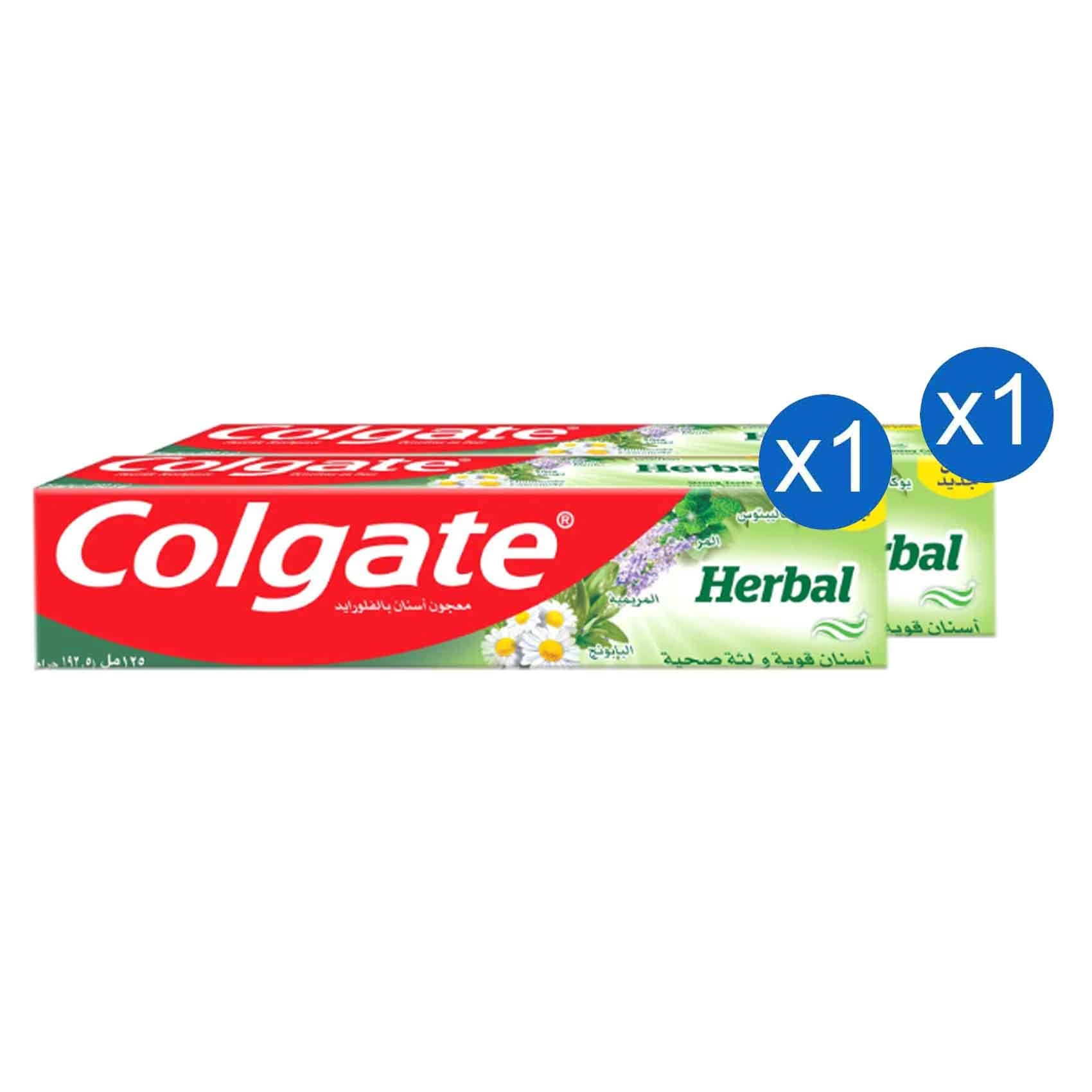 Colgate Herbal Toothpaste 125ml x2