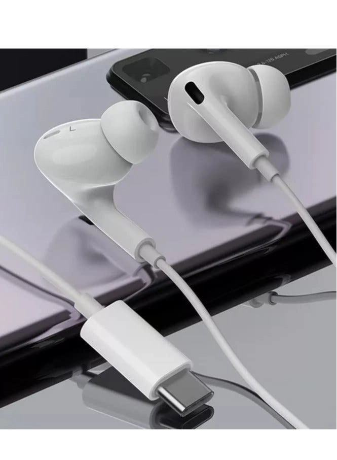 Type-C Earphones Wired Earbud