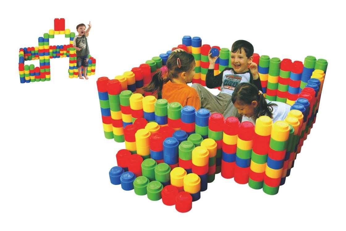 Rainbow Toys Jumbo Blocks - 130 pcs