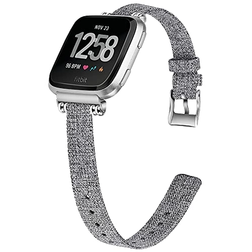 Watch Band for Fitbit Versa - Canvas Buckle 3-Pack