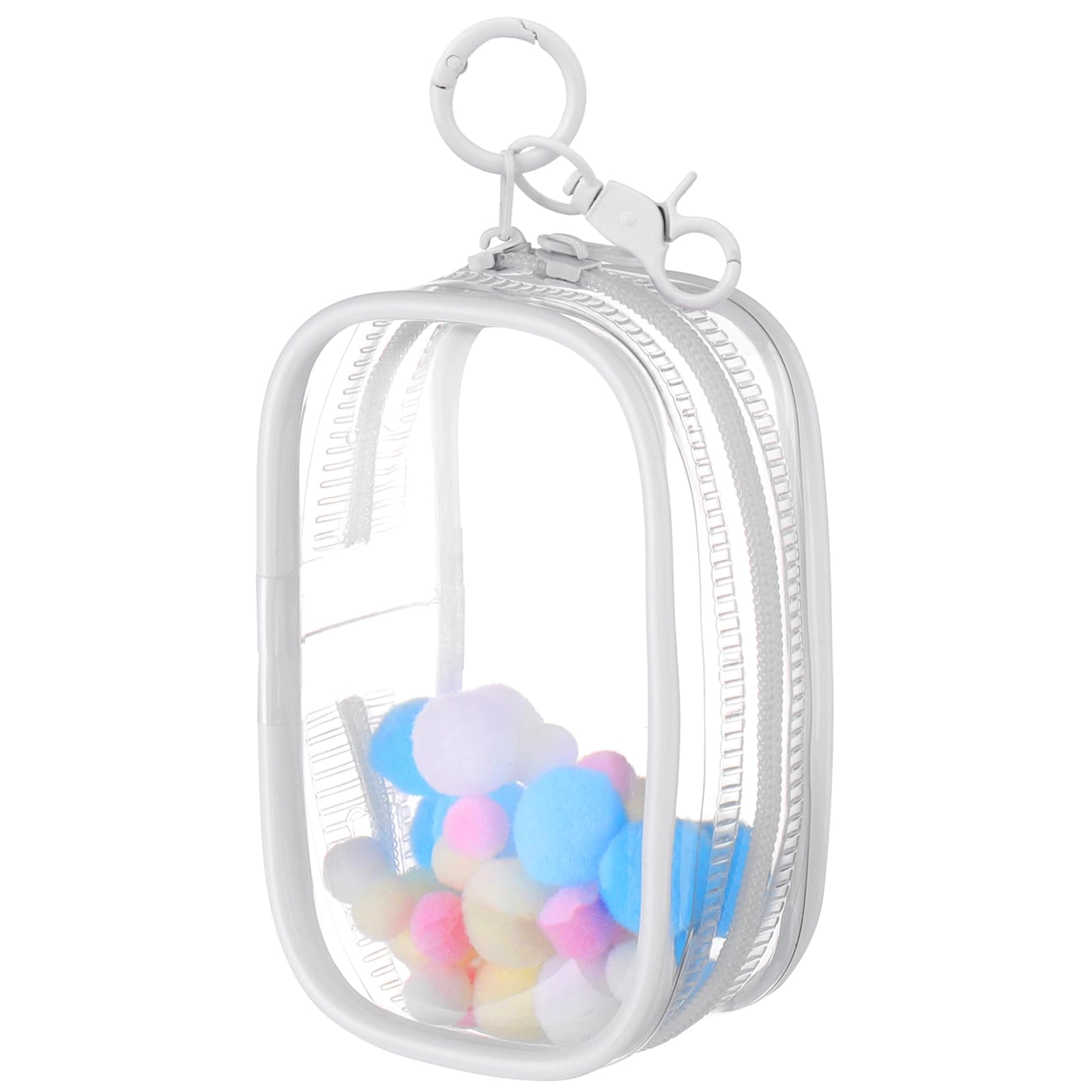 Mity rain Clear Figure Display Bag with Keychain