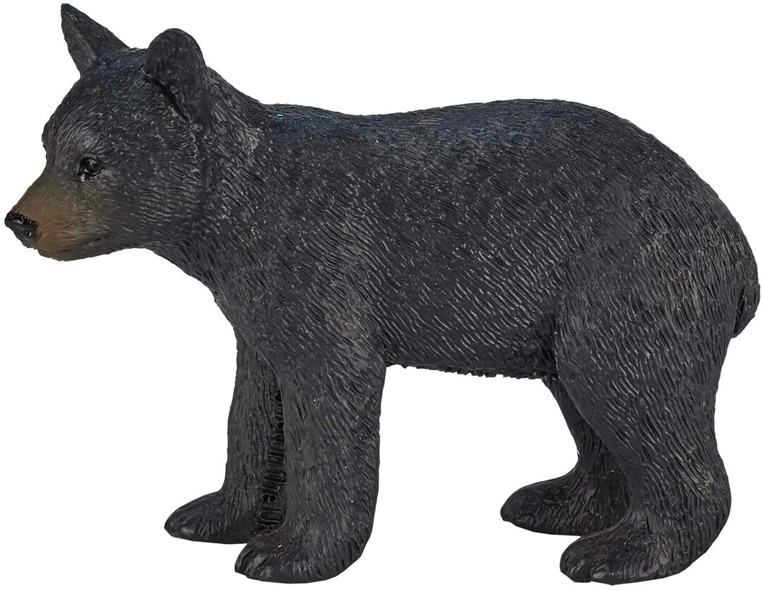 COLOR LAND CHILDRENS TOYS CENTER LLC Mojo American Black Bear Cub - Toy Figure Hand painted