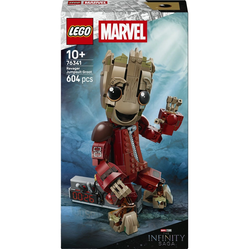 Marvel LEGO Ravager Jumpsuit Groot (76341)