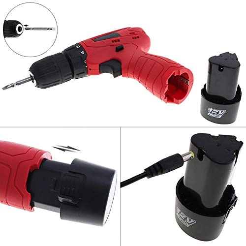 Cordless Screwdriver - 12V 10mm + Battery - 1200 mAh + Charging Adapter + Polishing Pad kit - 5 inch
