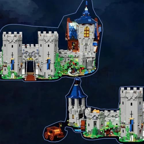 Medieval Waldburg Building Set - MOC Modular Architecture House