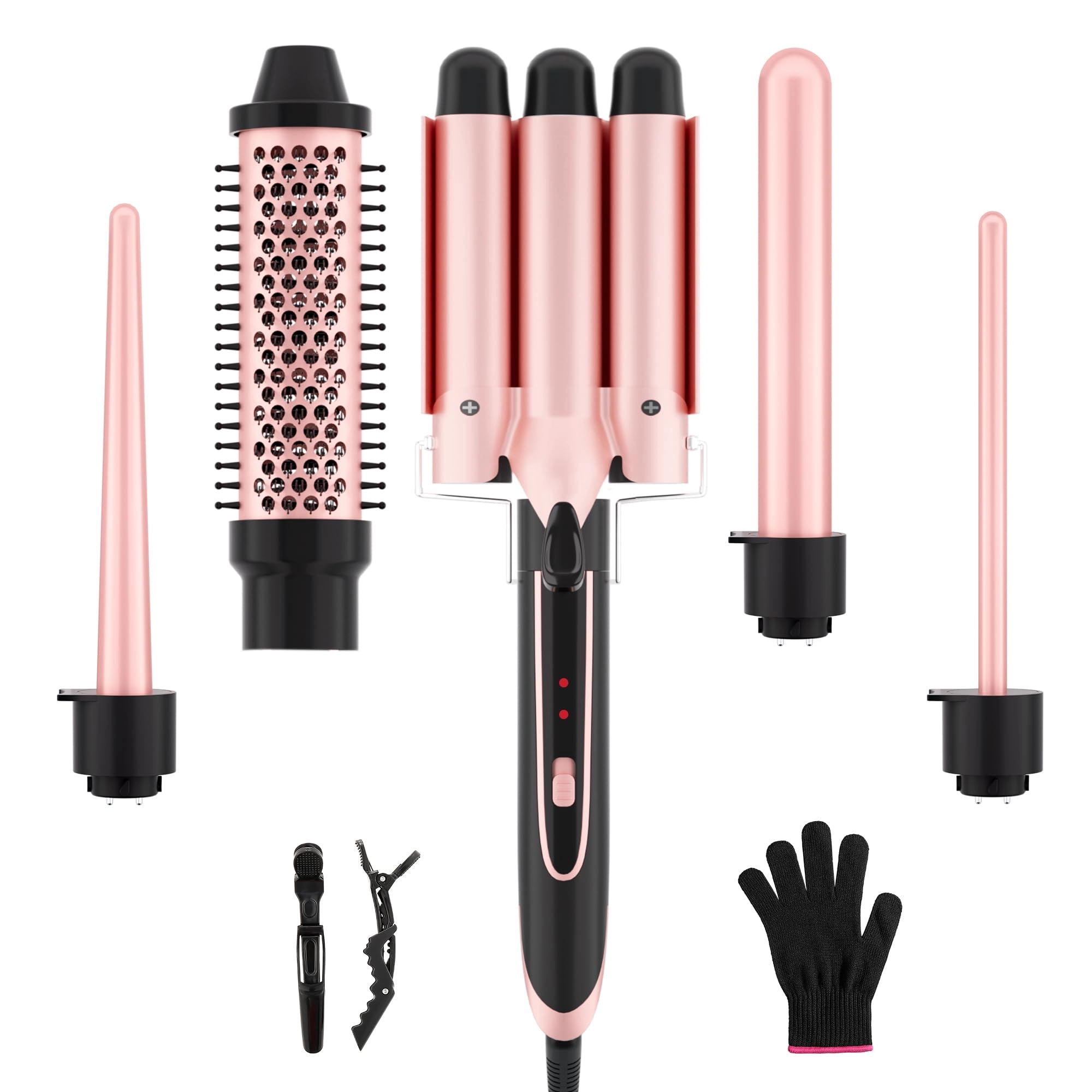5-in-1 Curling Iron - 1.49inch 0.35"-1.25"