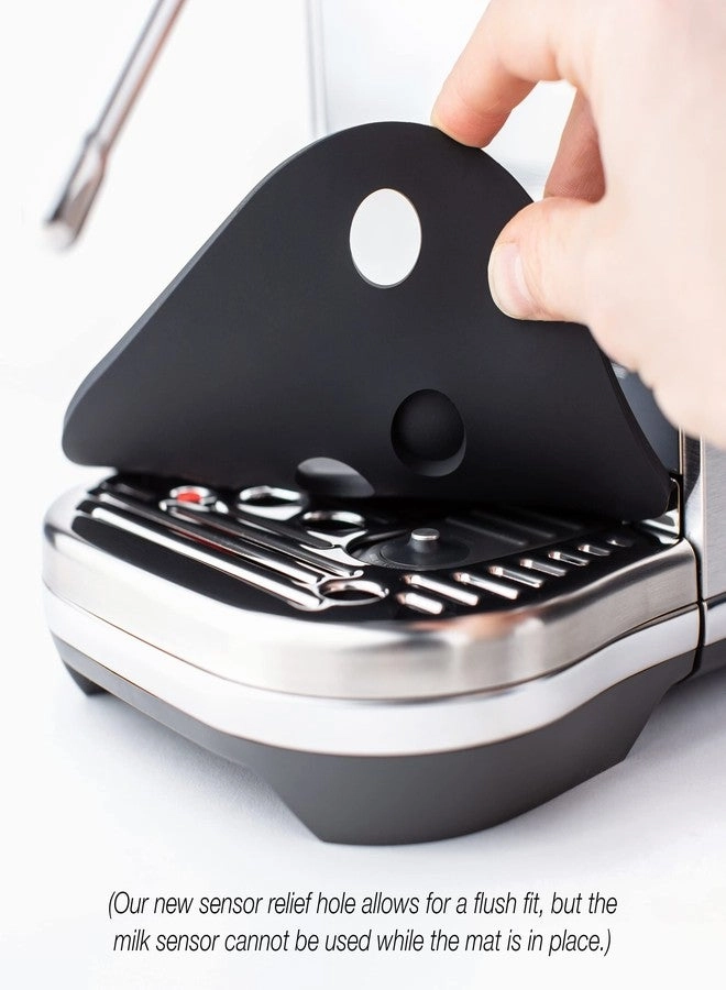 Tamping Mat for Bambino Plus - Non-Slip Silicone Drip Tray Vent Holes