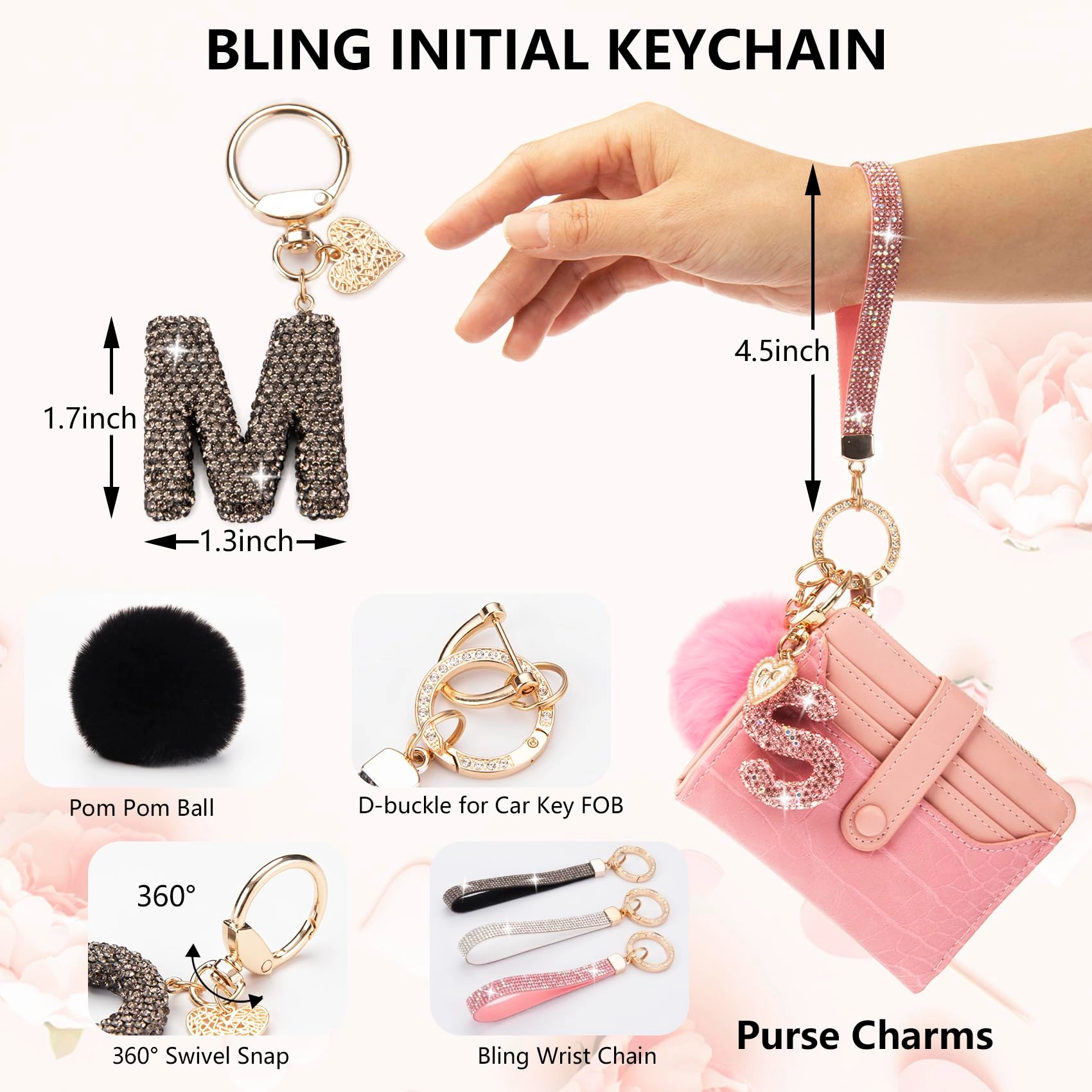Initial Keychain - Letter
