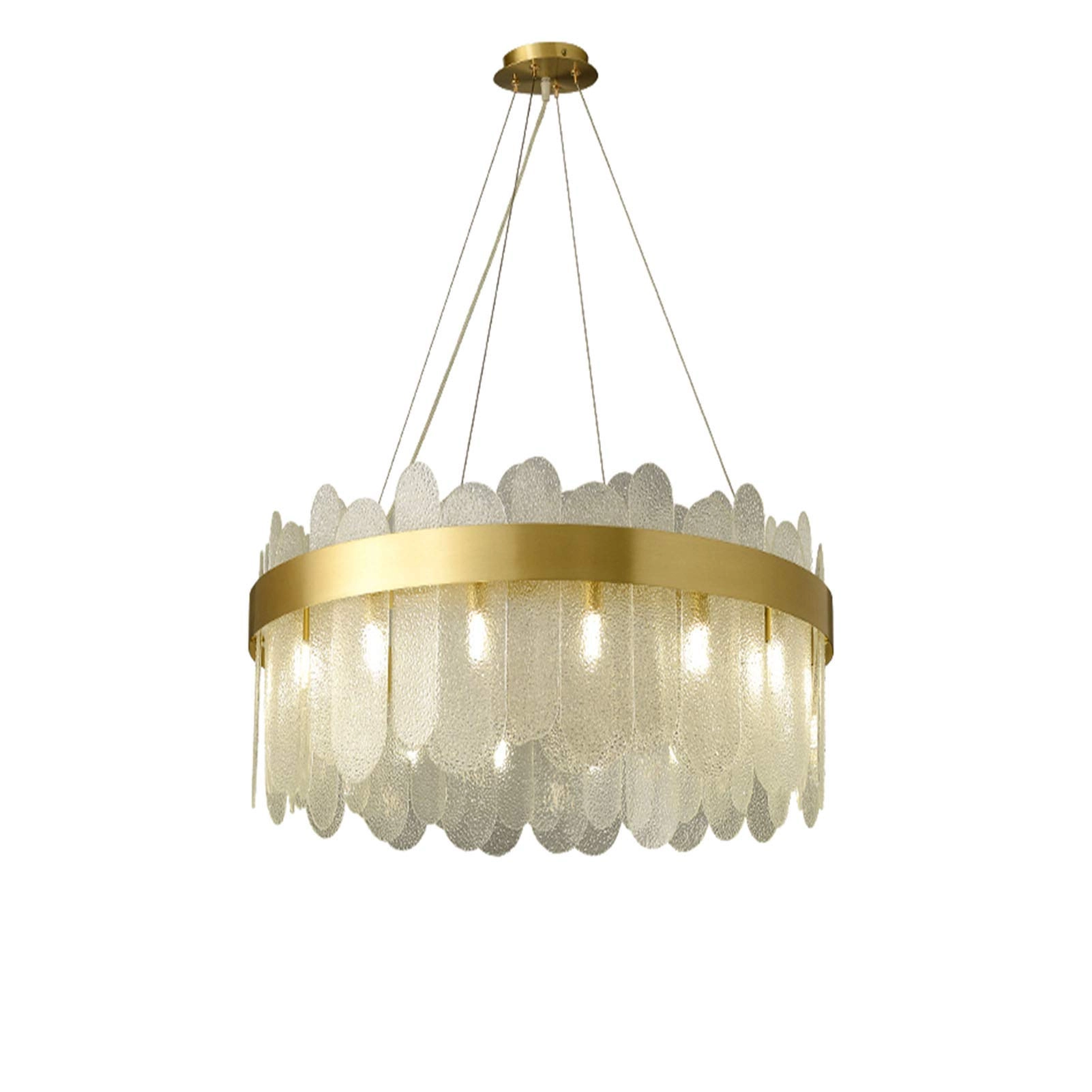 Molecular Chandelier - G9 Copper and glass 90*27*30cm